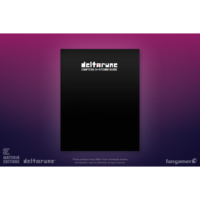 Гайди, Комікси та інші книги: DELTARUNE (DELTARUNE Chapters 3+4 Piano Score Book) від Fangamer у магазині GameBuy