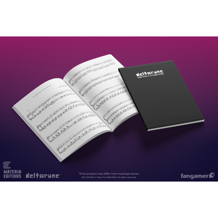Гайди, Комікси та інші книги: DELTARUNE (DELTARUNE Chapters 3+4 Piano Score Book) від Fangamer у магазині GameBuy, номер фото: 2