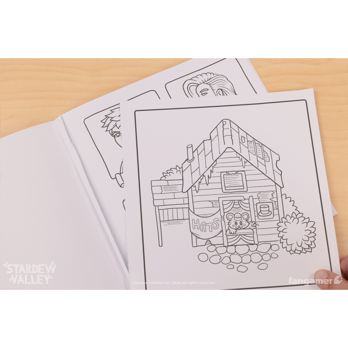 Гайди, Комікси та інші книги: Розмальовка Stardew Valley (Stardew Valley Coloring Book) від Fangamer у магазині GameBuy, номер фото: 2