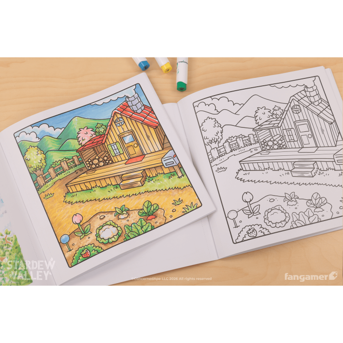 Гайди, Комікси та інші книги: Розмальовка Stardew Valley (Stardew Valley Coloring Book) від Fangamer у магазині GameBuy, номер фото: 3