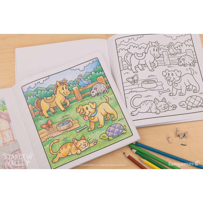 Гайди, Комікси та інші книги: Розмальовка Stardew Valley (Stardew Valley Coloring Book) від Fangamer у магазині GameBuy, номер фото: 4