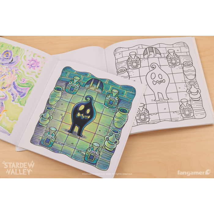 Гайди, Комікси та інші книги: Розмальовка Stardew Valley (Stardew Valley Coloring Book) від Fangamer у магазині GameBuy, номер фото: 6