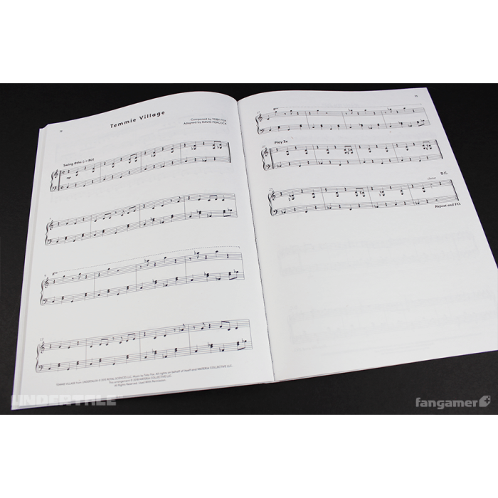 Гайды, Комиксы и другие книги: UNDERTALE Complete Piano Score Book от Fangamer в магазине GameBuy, номер фото: 3