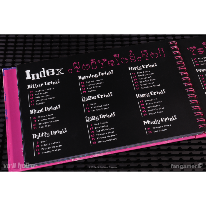 Гайды, Комиксы и другие книги: VA-11 Hall-A (Karmotrine Dream Cocktail Recipe Book) от Fangamer в магазине GameBuy, номер фото: 3