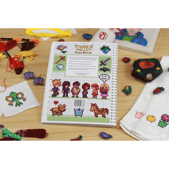 Гайды, Комиксы и другие книги: Stardew Valley Cross Stitch Guide от Fangamer в магазине GameBuy, номер фото: 2
