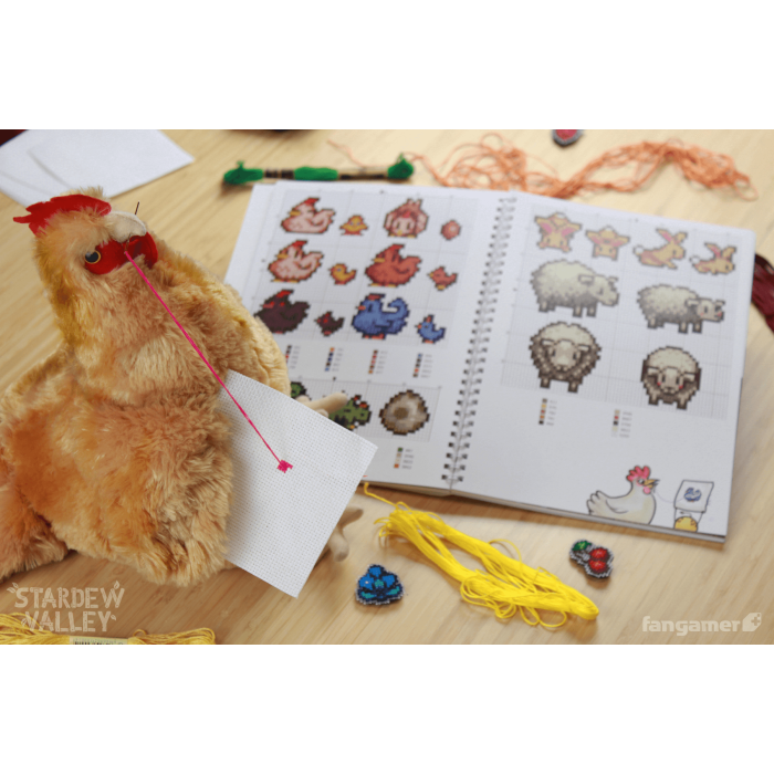 Гайды, Комиксы и другие книги: Stardew Valley Cross Stitch Guide от Fangamer в магазине GameBuy, номер фото: 8
