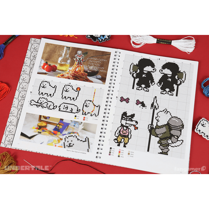 Гайды, Комиксы и другие книги: UNDERTALE Cross Stitch Book от Fangamer в магазине GameBuy, номер фото: 3