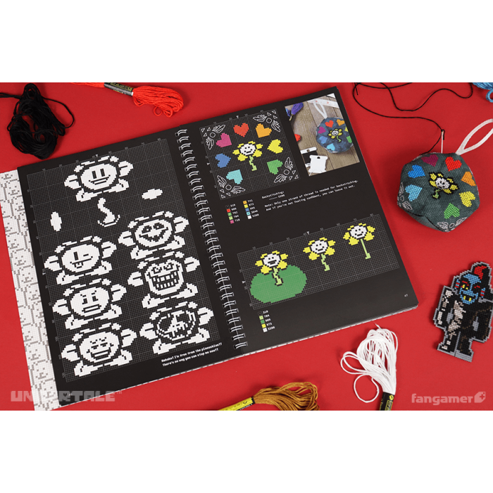 Гайды, Комиксы и другие книги: UNDERTALE Cross Stitch Book от Fangamer в магазине GameBuy, номер фото: 2
