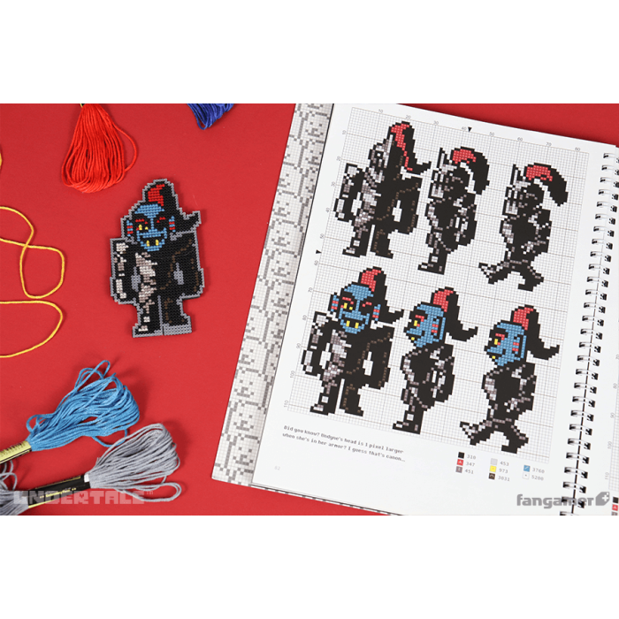 Гайды, Комиксы и другие книги: UNDERTALE Cross Stitch Book от Fangamer в магазине GameBuy, номер фото: 5