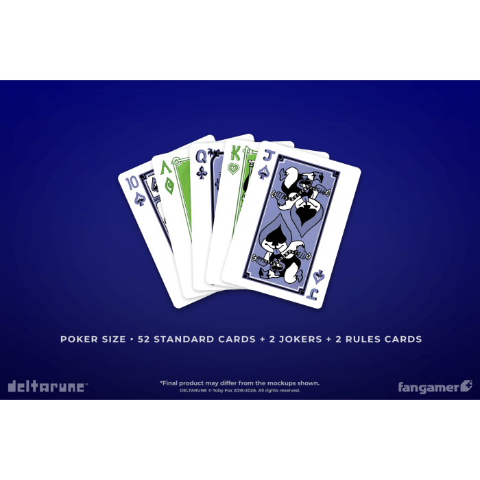 Одежда: Игровые карты DELTARUNE (DELTARUNE Playing Cards) от Fangamer в магазине GameBuy