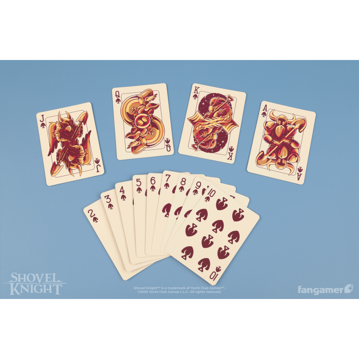 Аксессуары: Игровые карты Shovel Knight (Shovel Knight Playing Cards (Gold Edition)) от Fangamer в магазине GameBuy, номер фото: 2
