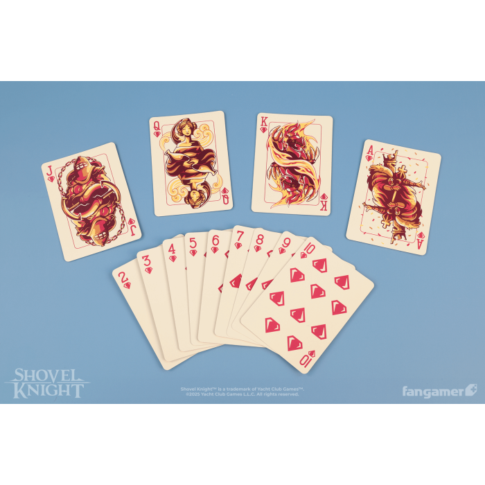 Аксессуары: Игровые карты Shovel Knight (Shovel Knight Playing Cards (Gold Edition)) от Fangamer в магазине GameBuy, номер фото: 5