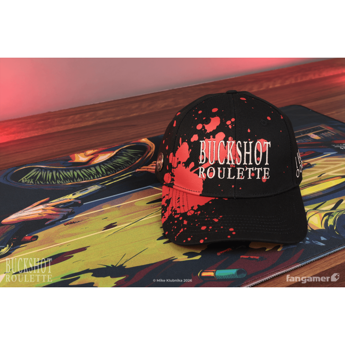 Аксессуары: Кепка Buckshot Roulette (Buckshot Roulette Hat) от Fangamer в магазине GameBuy, номер фото: 1