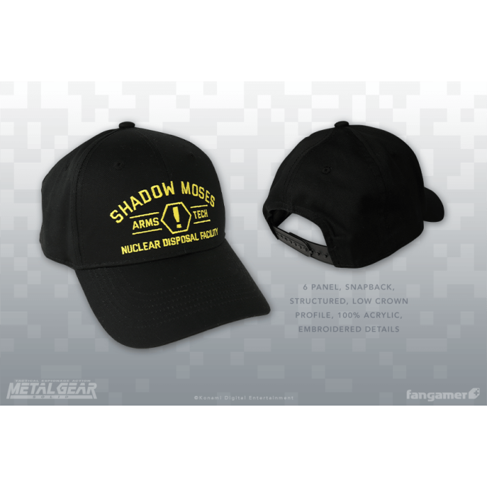 Аксессуары: Кепка Metal Gear Solid (Shadow Moses Snapback Hat) от Fangamer в магазине GameBuy