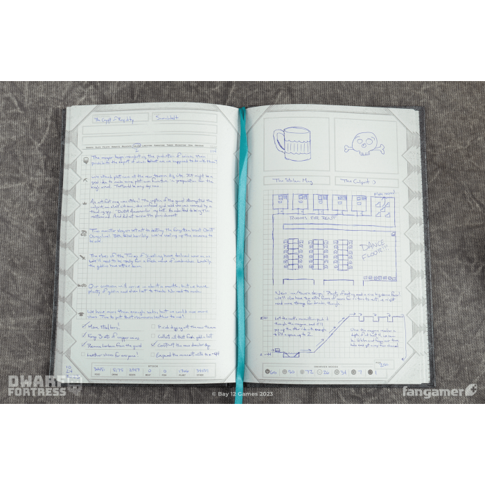 Гайды, Комиксы и другие книги: Dwarf Fortress (Expedition Leader's Journal) от Fangamer в магазине GameBuy, номер фото: 2