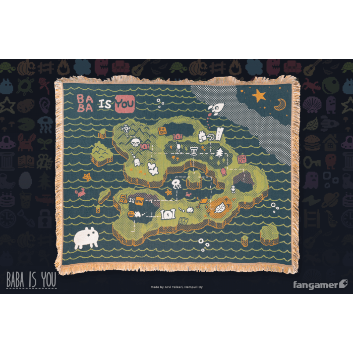 Аксессуары: Плед Baba Is You (Baba Is Blanket) от Fangamer в магазине GameBuy