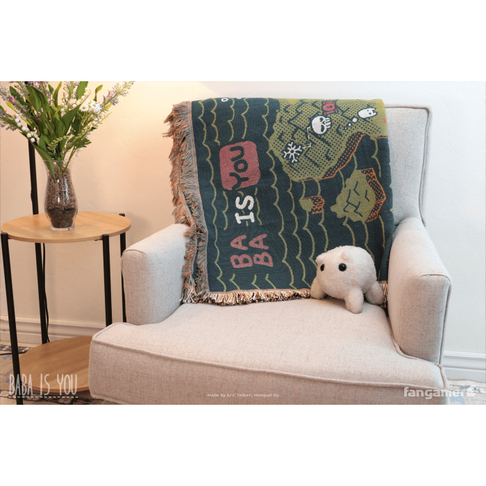 Аксессуары: Плед Baba Is You (Baba Is Blanket) от Fangamer в магазине GameBuy, номер фото: 4
