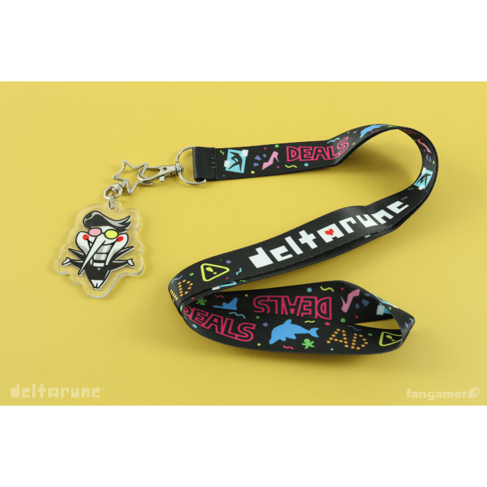 Аксессуары: Бейдж на шнурке DELTARUNE (Cyber City Lanyard) от Fangamer в магазине GameBuy, номер фото: 2
