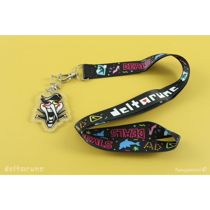 Аксессуары: Бейдж на шнурке DELTARUNE (Cyber City Lanyard) от Fangamer в магазине GameBuy, номер фото: 3