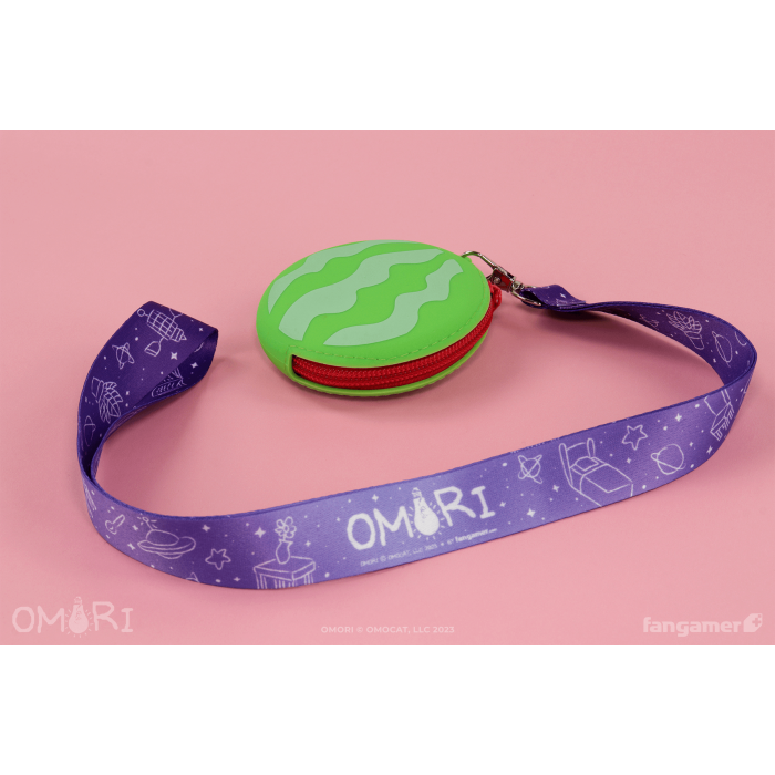 Аксессуары: Бейдж на шнурке OMORI (Watermelon Pouch and Lanyard) от Fangamer в магазине GameBuy, номер фото: 2