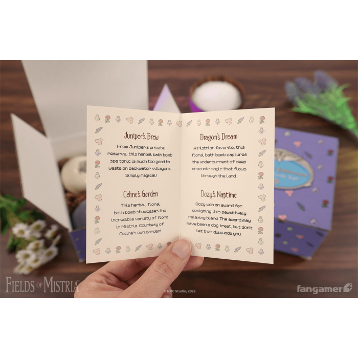 Аксессуары: Набор бомб для ванны Fields of Mistria (Juniper's Bathhouse Bath Bomb Set) от Fangamer в магазине GameBuy, номер фото: 2