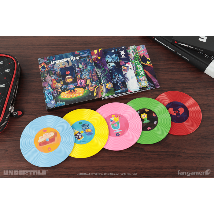 Аксессуары: Набор подставок для чашек UNDERTALE (UNDERTALE Vinyl Record Coaster Set) от Fangamer в магазине GameBuy, номер фото: 1