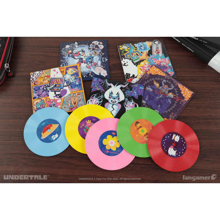 Аксессуары: Набор подставок для чашек UNDERTALE (UNDERTALE Vinyl Record Coaster Set) от Fangamer в магазине GameBuy, номер фото: 2