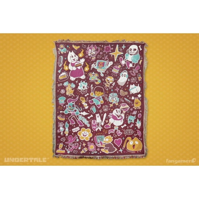 Аксессуары: Плед UNDERTALE (Friends and Foes Throw Blanket) от Fangamer в магазине GameBuy