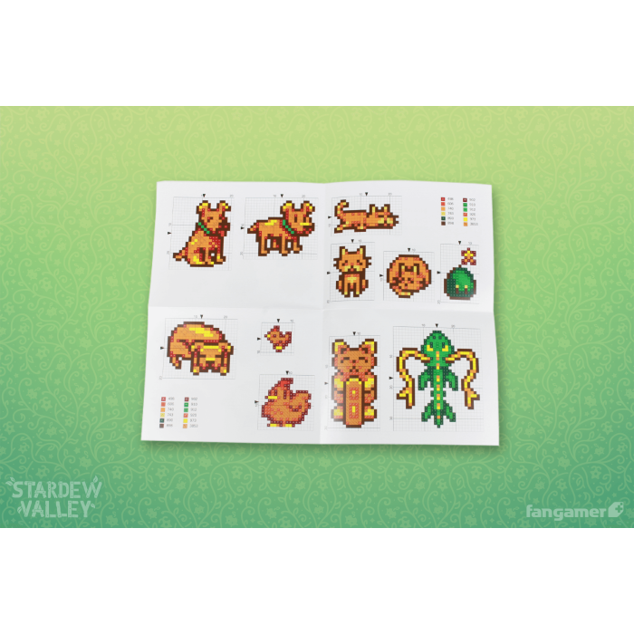 Аксессуары: Набор для вышивания крестиком Stardew Valley (Cross Stitch Kit) от Fangamer в магазине GameBuy, номер фото: 1