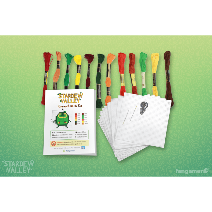 Аксессуары: Набор для вышивания крестиком Stardew Valley (Cross Stitch Kit) от Fangamer в магазине GameBuy