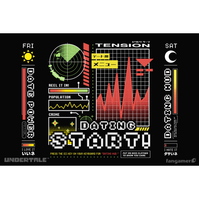 Одежда: Худи UNDERTALE (Dating Start! Hoodie) от Fangamer в магазине GameBuy, номер фото: 1