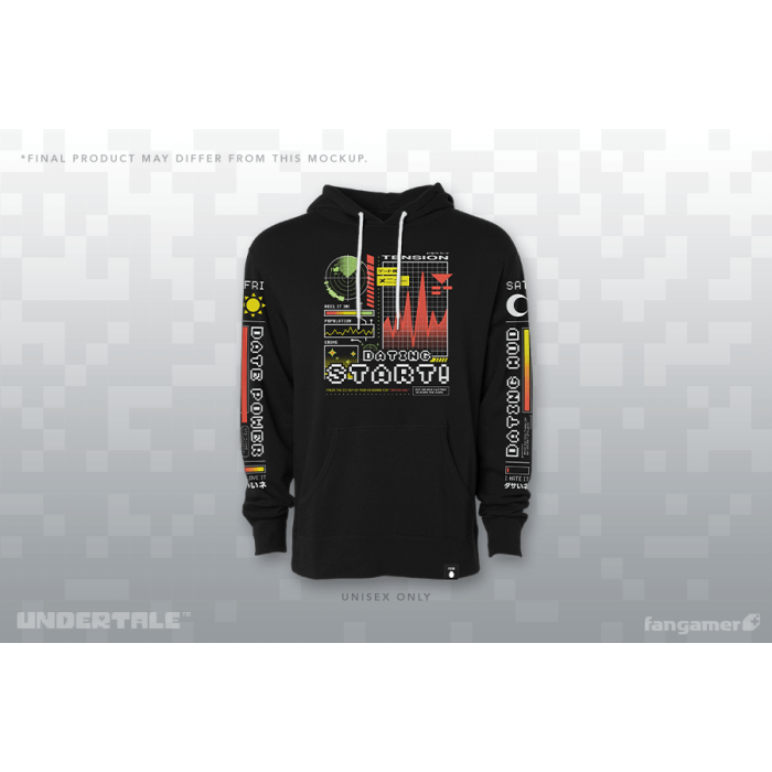 Одежда: Худи UNDERTALE (Dating Start! Hoodie) от Fangamer в магазине GameBuy