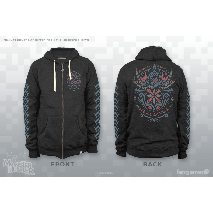 Одежда: Худи Monster Hunter (Nargacuga Hunter Hoodie) от Fangamer в магазине GameBuy