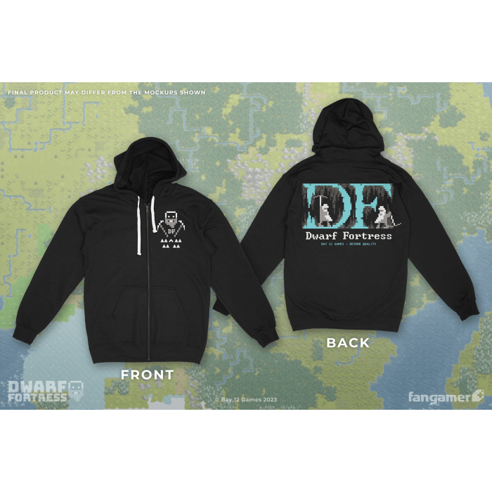 Одежда: Худи Dwarf Fortress (Menacingly Spiked Hoodie) от Fangamer в магазине GameBuy