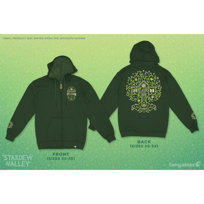 Одежда: Худи Stardew Valley (Pelican Town Community Center Hoodie) от Fangamer в магазине GameBuy