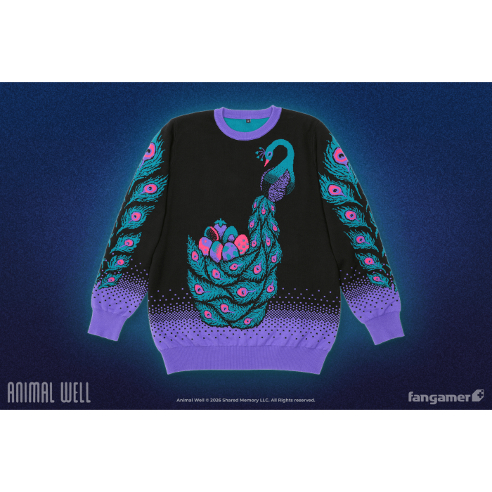 Одяг: Светр Animal Well (Peacock's Treasure Knit Sweater) від Fangamer у магазині GameBuy