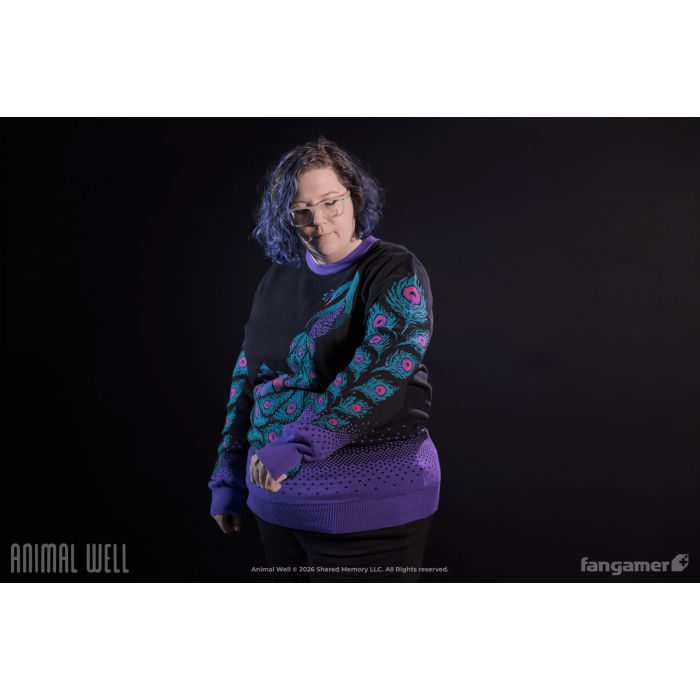 Одяг: Светр Animal Well (Peacock's Treasure Knit Sweater) від Fangamer у магазині GameBuy, номер фото: 1