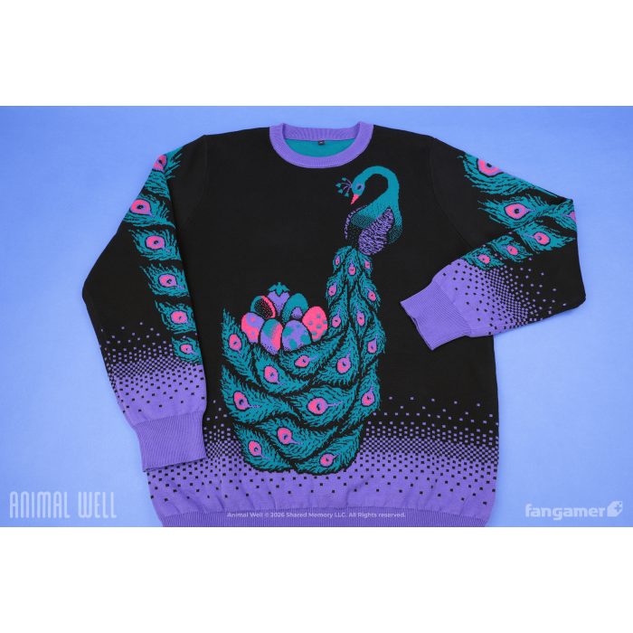 Одяг: Светр Animal Well (Peacock's Treasure Knit Sweater) від Fangamer у магазині GameBuy, номер фото: 4