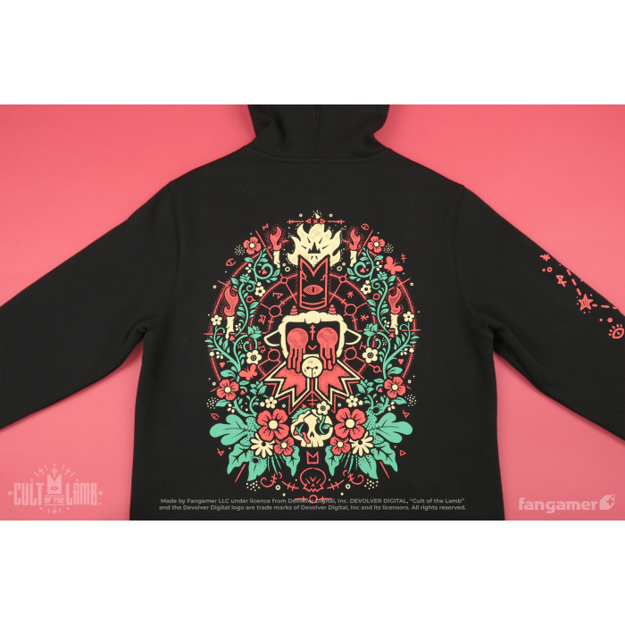 Одежда: Худи Cult of the Lamb (Deal with the Devil Hoodie) от Fangamer в магазине GameBuy, номер фото: 4