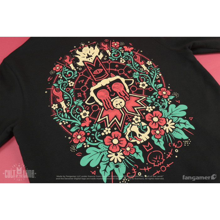 Одежда: Худи Cult of the Lamb (Deal with the Devil Hoodie) от Fangamer в магазине GameBuy, номер фото: 5