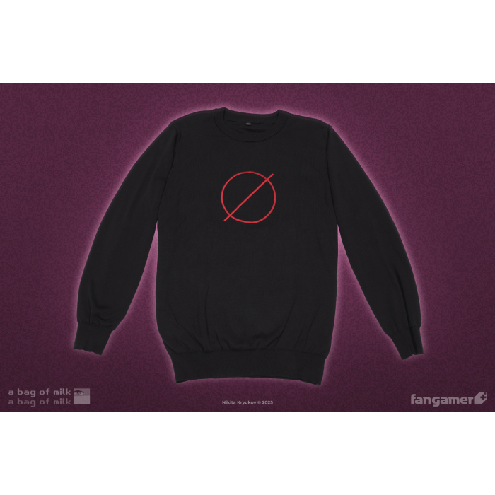 Одежда: Лонгслив A Bag of Milk (Empty Set Sweater) от Fangamer в магазине GameBuy