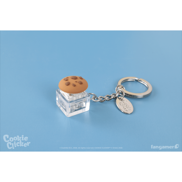 Аксесуари: Брелок Cookie Clicker (Cookie Clicker Clicker Cookie Keychain) від Fangamer у магазині GameBuy, номер фото: 1