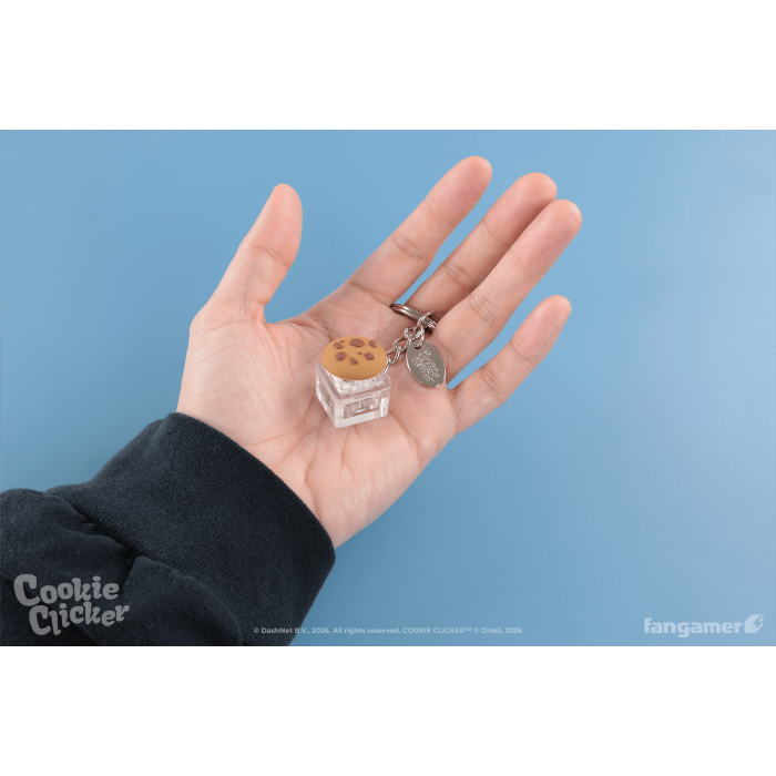 Аксесуари: Брелок Cookie Clicker (Cookie Clicker Clicker Cookie Keychain) від Fangamer у магазині GameBuy, номер фото: 2