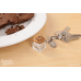 Аксесуари: Брелок Cookie Clicker (Cookie Clicker Clicker Cookie Keychain) від Fangamer у магазині GameBuy, номер фото: 4