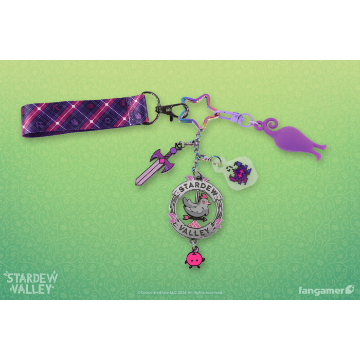 Аксессуары: Брелок Stardew Valley (Void Farmer Spinning Charm Keychain) от Fangamer в магазине GameBuy, номер фото: 1