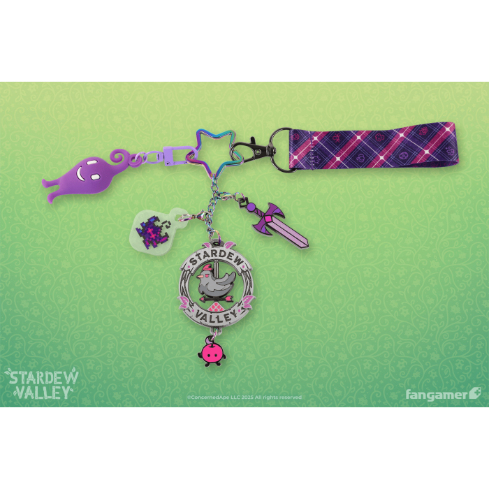 Аксессуары: Брелок Stardew Valley (Void Farmer Spinning Charm Keychain) от Fangamer в магазине GameBuy