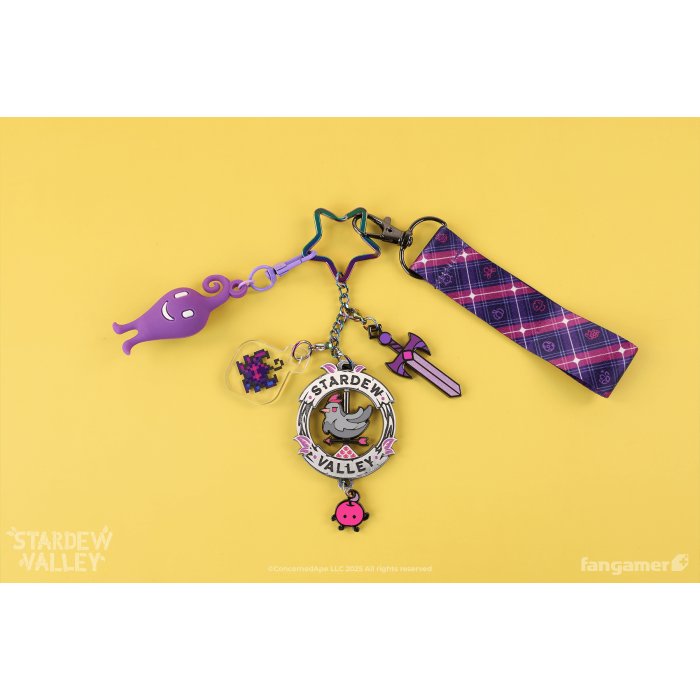 Аксессуары: Брелок Stardew Valley (Void Farmer Spinning Charm Keychain) от Fangamer в магазине GameBuy, номер фото: 3