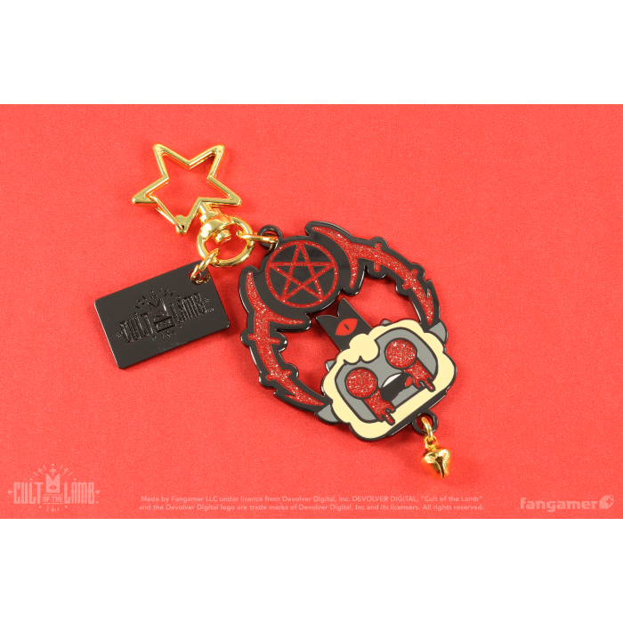 Аксесуари: Брелок Cult of the Lamb (Crosser of Thresholds Keychain) від Fangamer у магазині GameBuy, номер фото: 2