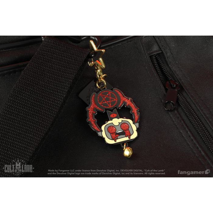 Аксесуари: Брелок Cult of the Lamb (Crosser of Thresholds Keychain) від Fangamer у магазині GameBuy, номер фото: 3