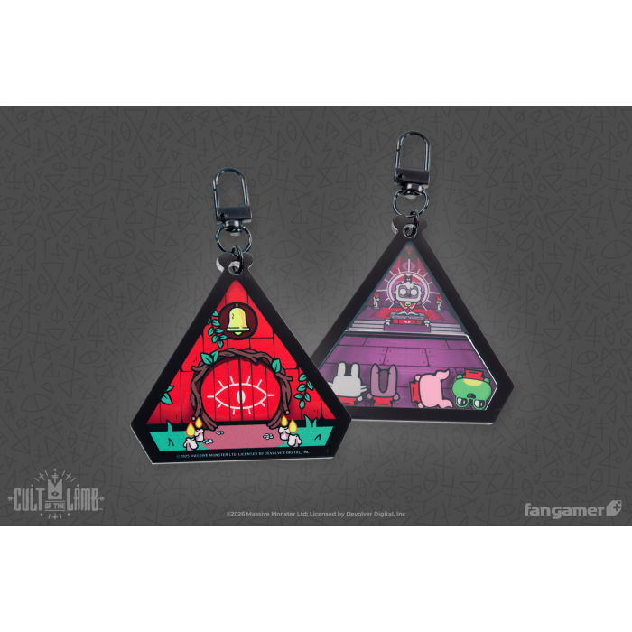 Аксесуари: Брелок Cult of the Lamb (Preacher of Truth Shaker Keychain) від Fangamer у магазині GameBuy